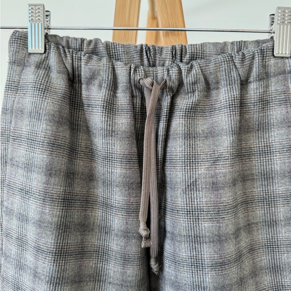 Babaton Beige Plaid Straight Leg Pants, Size XXS - Picture 4 of 7